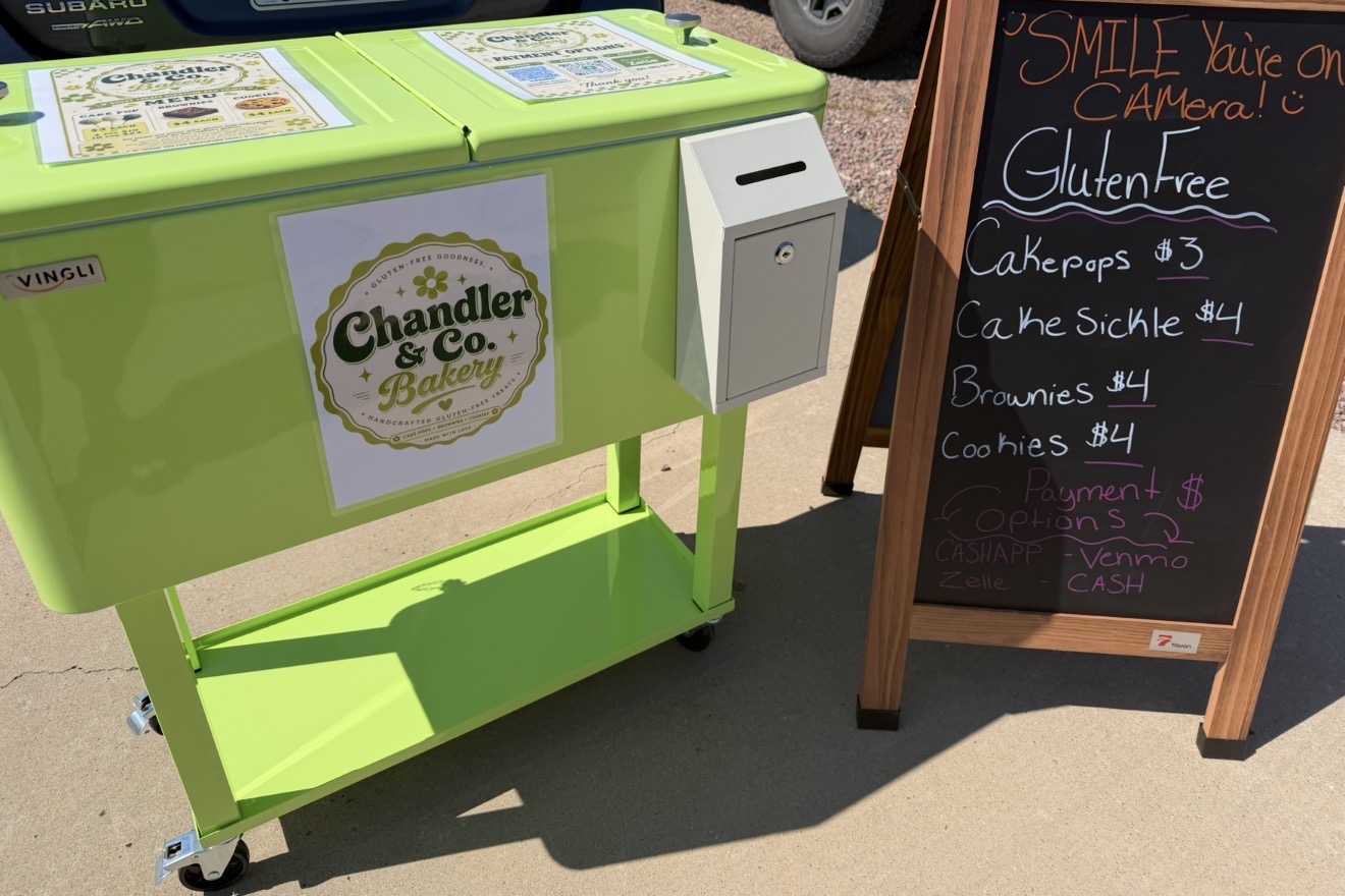 Chandler Bakery Co. bakery cart